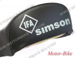 СИМСОН СЕДАЛКА Schwalbe KR 51/2 / SR4-3/4 ДВУМЕСТНА ЧЕРНА ГЛАДКА (IFA SIMSON)-5